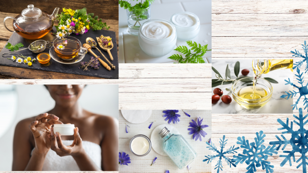 Showers Let's begun with shower. Taking hot shower can release the stress and relax muscles but it can dry skin a lot. For that you can switch to warm showers it does not rip off skin barriers. But i can tell you one more secret for taking hot shower infrequently. If it is a long day after work and you are tired so you can take hot shower for little time with mixing milk in it. Milk will look after the dryness and you can enjoy your hot shower in weekly or monthly. Shower creams and mousse In winter is needed to switch into the shower creams or mousse. It helps to maintain the skin with moisturizing it. Soap can rip off the skin's natural oils and make skin damage. Or a another option is you can get the herbal soaps without chemicals.