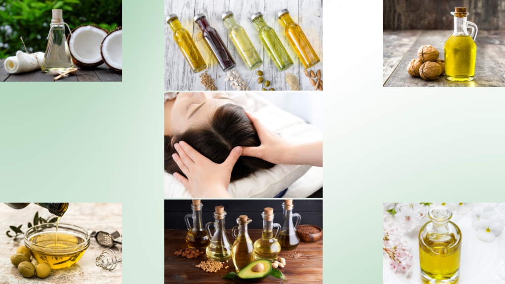 Oils that care reduce scalp dryness